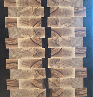 Square End Grain Butcher Block, 16x16x2 - La Cuisine