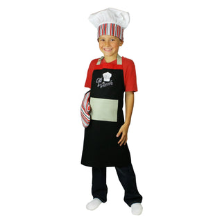 Kids Apron Set: Mitt and Hat - Chef in Training - La Cuisine