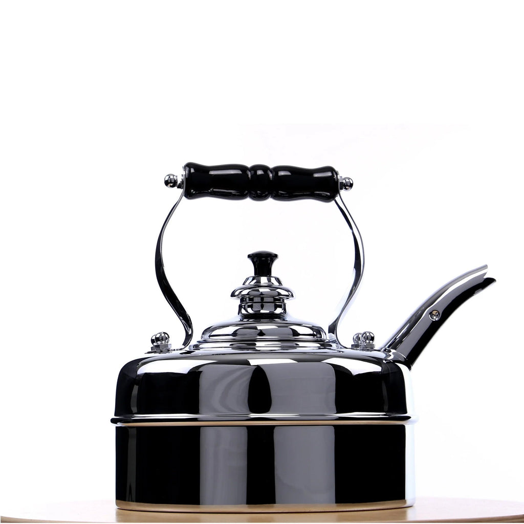 brushed chrome kettle