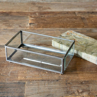 Antique Glass Guest Towel Holder - La Cuisine