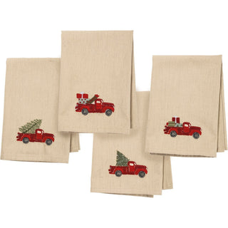 Napkin Set- Christmas Truck - La Cuisine
