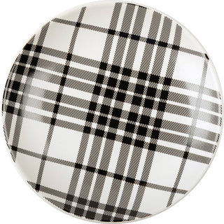 Small Plate, Black Plaid - La Cuisine