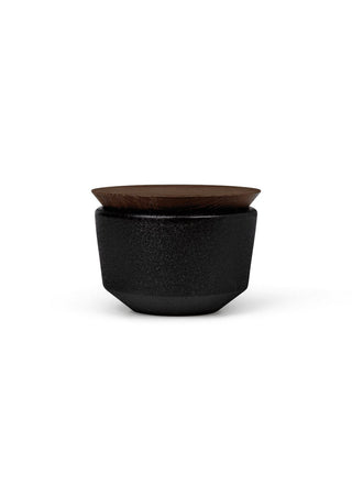 Salt Cellar w/ Lid - Black - La Cuisine