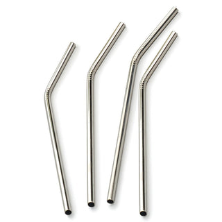 SS Drink Straws, Set/4 - La Cuisine