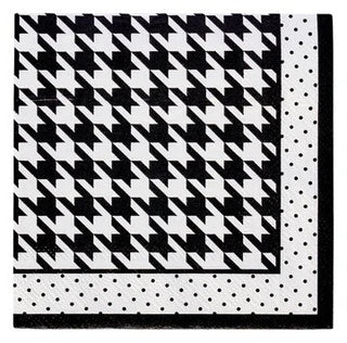 Cocktail Napkin, Blanc & Noir - La Cuisine