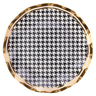 Wavy Salad Plate, Blanc & Noir - La Cuisine