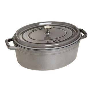 Cocotte Oval, 7 QT Graphite - La Cuisine