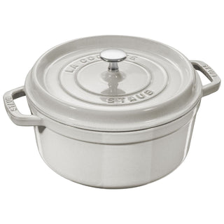 Cocotte Round 7 QT White Truffle - La Cuisine