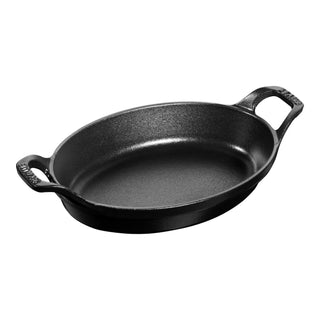 Oval Roasting Dish 8 1/4" x 5 1/2" (0.75 QT) - La Cuisine