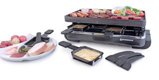 Classic Raclette (8-person) w/ Rev cast iron, Anthacite - La Cuisine