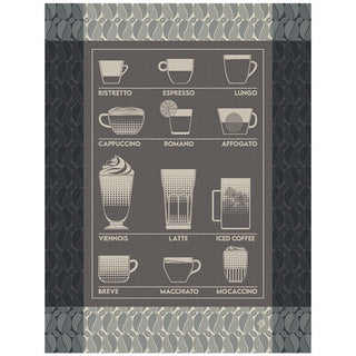 Barista Tea Towel Black - La Cuisine
