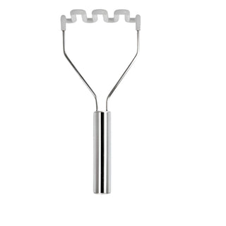 Silicone Potato Masher, Gray - La Cuisine