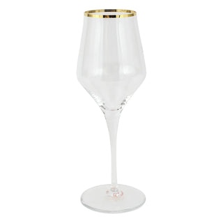 Contessa Gold Wine Glass - La Cuisine