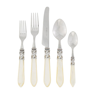 Aladdin Antique Ivory 5-piece Flatware Place Setting, Set/4 - La Cuisine