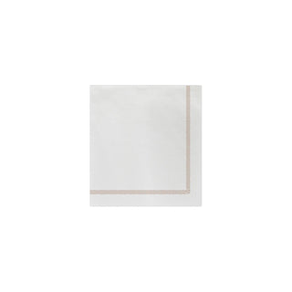 Papersoft Napkins, Fringe Linen Cocktail (Pack/20) - La Cuisine