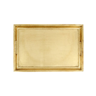 Florentine Wooden Accessories Gold Medium Rectangular Tray - La Cuisine