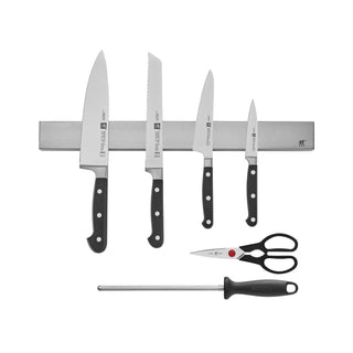 Pro S 7 Piece Set w/ Magnetic Knife Bar - La Cuisine