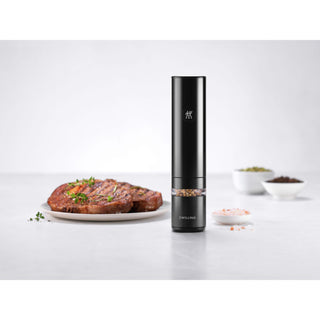 Enfinigy Electric Salt/Pepper Mill, Black - La Cuisine