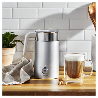 Enfinigy Milk Frother - White/Silver - La Cuisine
