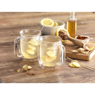 Sorrento Plus 12-Ounce Coffee Mugs 4 Pc Set - La Cuisine