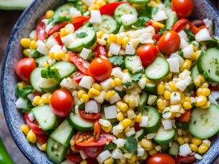 Jalapeño Mint Chopped Salad