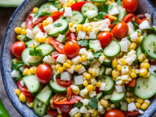 Jalepeño Mint Chopped Salad