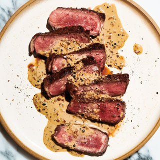 Strip Steak Au Poivre