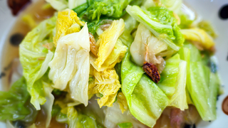 Stir-Fried Green Cabbage with Fish Sauce & Garlic