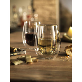 Sorrento Stemless Wine Glass, 10 oz., Set of 2 - La Cuisine