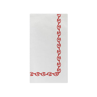 Papersoft Napkins, Florentine Red Guest Towels (Pack/20)