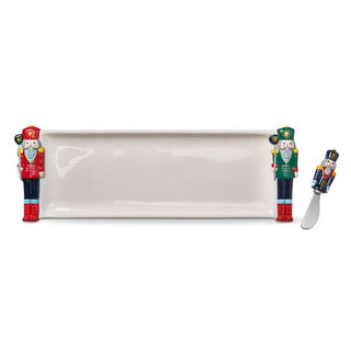 Nutcracker Platter & Spreader, Set/2