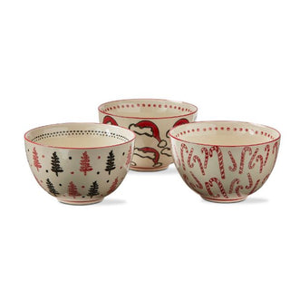 Dancing Santa Snack Bowl, Assorted - Sold Individually