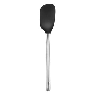Flex-Core SS Handled Spoonula, Black - La Cuisine
