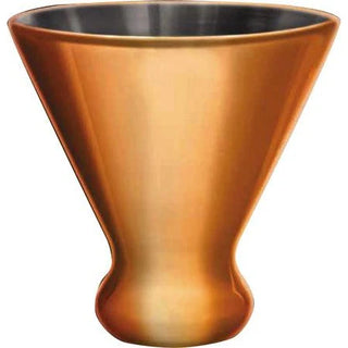 Copper Plated Martini Glass