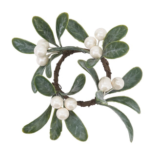 Mistletoe Napkin Rings Set/4 - La Cuisine