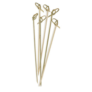 6" Bamboo Appetizer Knot Picks - La Cuisine