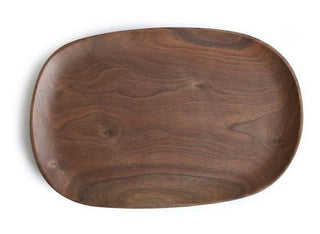 Gohobi Irregular Walnut Wooden Serving Tray Teapot Tray: D - La Cuisine