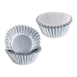 Mini Muffin Liners, Silver - La Cuisine