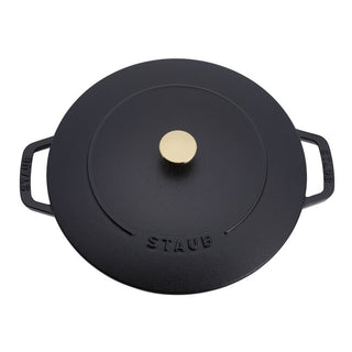 Cast Iron Essential French Oven 5.25 qt, Black Matte - La Cuisine