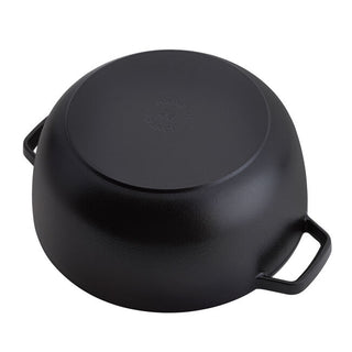 Cast Iron Essential French Oven 5.25 qt, Black Matte - La Cuisine