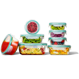 16 pcs. Glass Smart Seal Everyday Container Set
