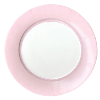 Linen Petal Pink Paper Salad & Dessert Plates - La Cuisine