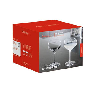 Perfect Serve - Crystal Coupette Cocktail Glasses - Set of 4 - La Cuisine