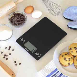 Arti Glass Kitchen Scale, Black Obsidian