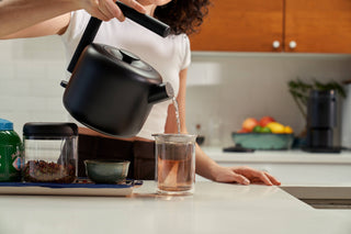 Clyde Electric Kettle: Smoke Green