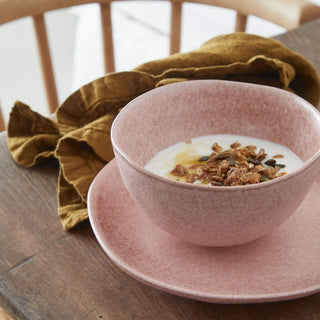 Livia Soup Cereal Bowl, Pink - La Cuisine
