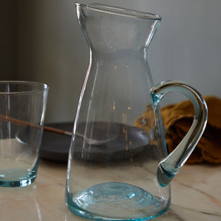 Tosca Recycled Glass Pitcher - La Cuisine