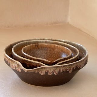 Mixing Bowl 8" - Mocha Latte (Poterie) - La Cuisine