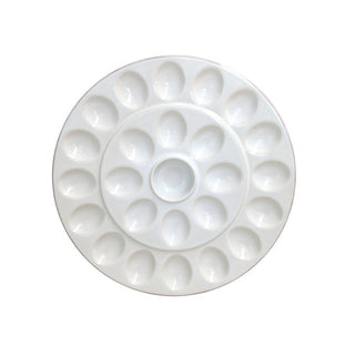 Egg Platter Cook & Host - White