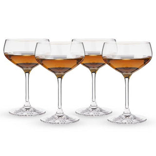 Perfect Serve - Crystal Coupette Cocktail Glasses - Set of 4 - La Cuisine